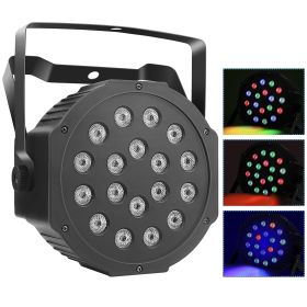 3-in-1 RGB Wash Par Light - 7 Color Sound Activated DMX Control for Wedding Club Party, DISCO