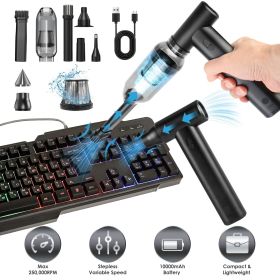 Compressed Air Duster Brushless Motor 250000RPM Stepless Variable Speed 10000mAh Battery Cordless Dust Blower Vacuum Cleaner Portable Jet Dry Blo