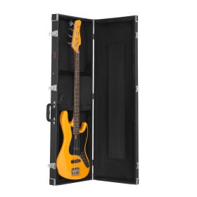 Bass Guitar Hard Case, 48.03 in Rectangular Guitar Hard Case, With Lock Latch Keys Handle
