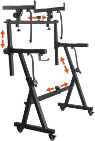 Thicken Piano Keyboard Stand with 2nd Tier-Z Style