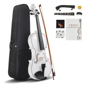 [Do Not Sell on Amazon]Full Size 4/4 Violin Set for Adults Beginners Students with Hard Case,Violin Bow,Shoulder Rest,Rosin,Extra Strings and Sor