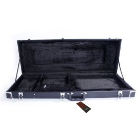 [Replace 47163782] ST High Grade Electric Guitar Square Hard Case Microgroove Flat Black
