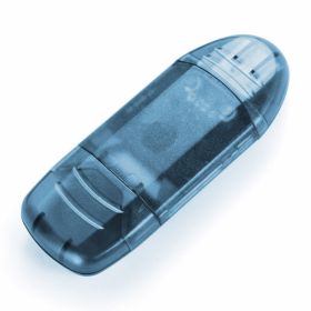 1Pc Memory Card Reader USB 2.0 480Mbps High Speed Card Reader Adapter For SD Card (Option: Blue)