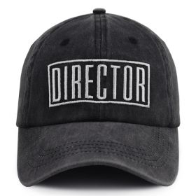 2pcs Director Filmmaker Hats For Women Men, Adjustable Embroidered Wash Cotton Baseball Cap (Option: 1PCS)
