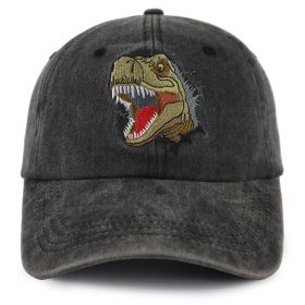 Cute Dinosaur Hat For Women Funny Baseball Caps Funny Gifts For Women (Option: Grey)