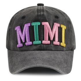 2pcs Funny Mimi Hat For Men Women, Adjustable Embroidered Wash Cotton Baseball Cap (Option: 1PCS)