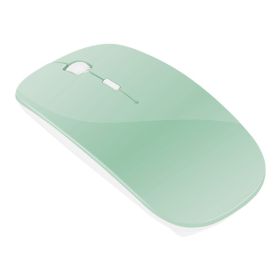 Wireless Mouse 3 Adjustable DPI 2.4G Wireless Mice Receiver Portable Ultra Thin Optical Mouse For PC Laptop Notebook (Ships From: China, Color: Green)