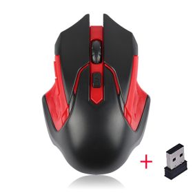 Professional 2.4GHz Wireless Optical Gaming Mouse Wireless Mice for PC Gaming Laptops Computer Mouse Gamer with USB Adapter (Ships From: China, Color: 03)
