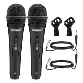 5 CORE Microphone Dynamic Vocal Handheld Mic Cardioid Unidirectional Microfono w On Off Switch + XLR Audio Cable for Singing Karaoke Public Speak (Color: Model)